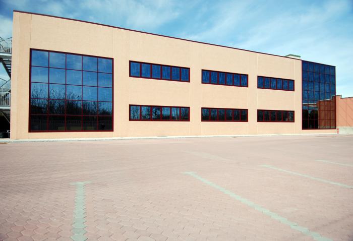 Finestroni a nastro Capannone Alluminio